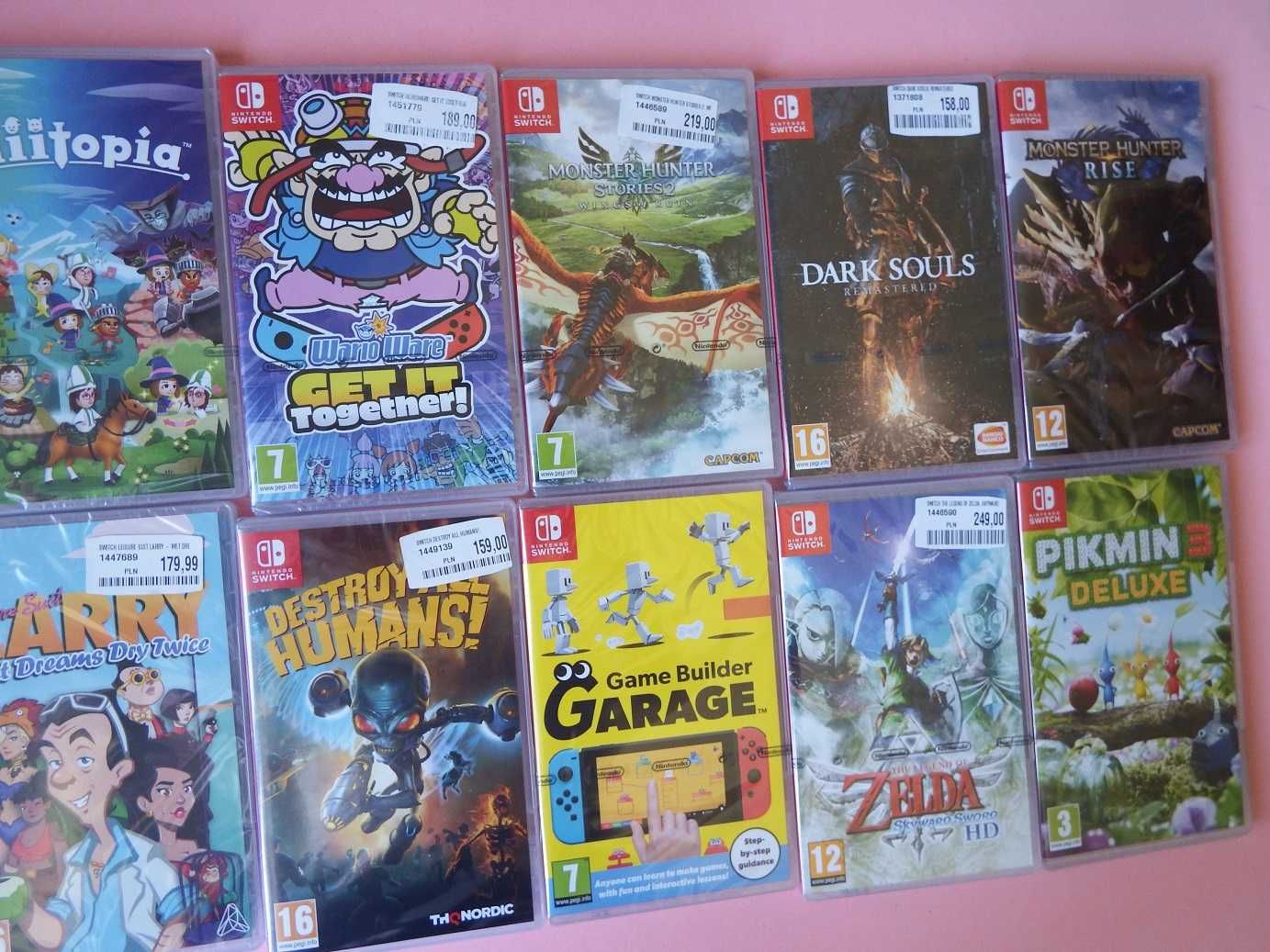 Kutno GRY Nintendo SWITCH MARIO ZELDA Monster Hunter INNE