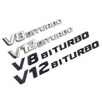 Шильдик V8, V12 Biturbo значок, емблема Mercedes AMG