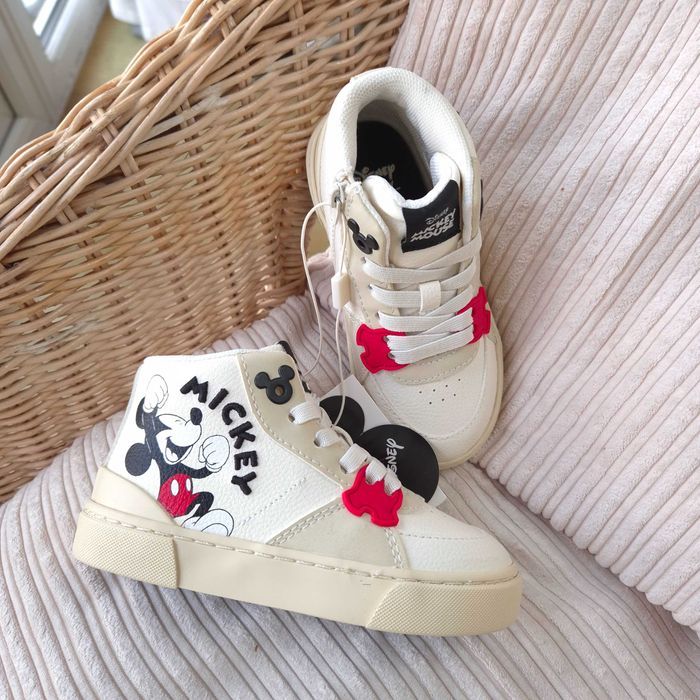 Нові хайтопи Zara Mickey 24 26 27 розмір. Ботинки кросівки зара дісней