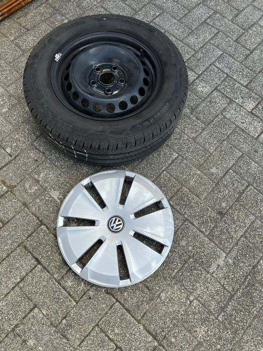 Felgi stalowe VW Transporter Multivan T5 / T6 Lift  + Kołpaki 16"