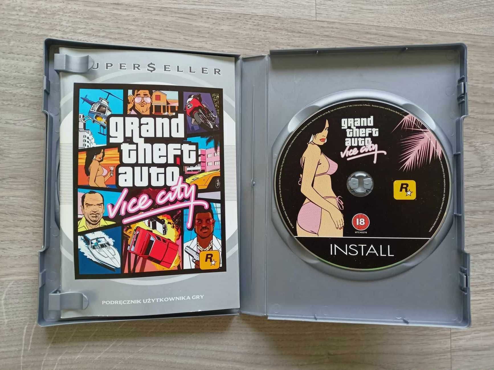 Grant Theft Auto GTA Vice City na PC - brak płyty Play