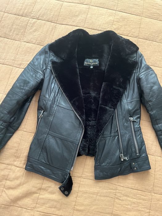 Дубльонка шкіряна косуха