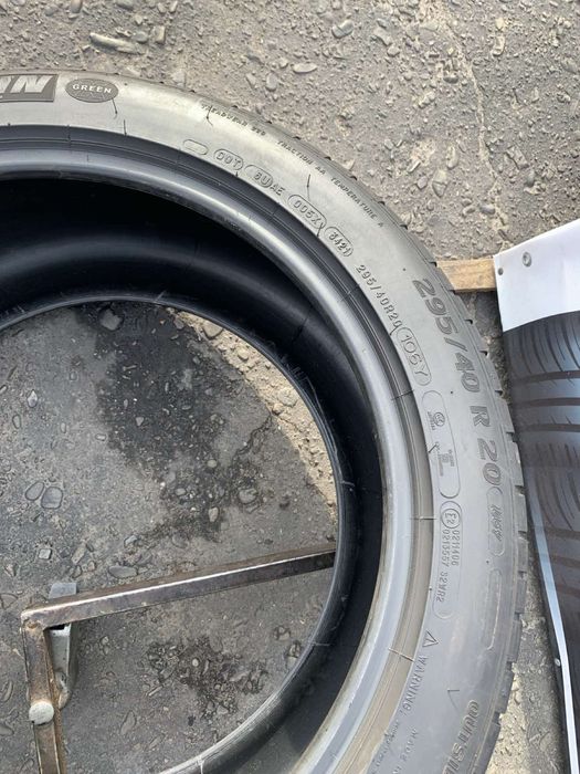 Шини 295/40 R20 пара Michelin 2021р літо 6,2мм