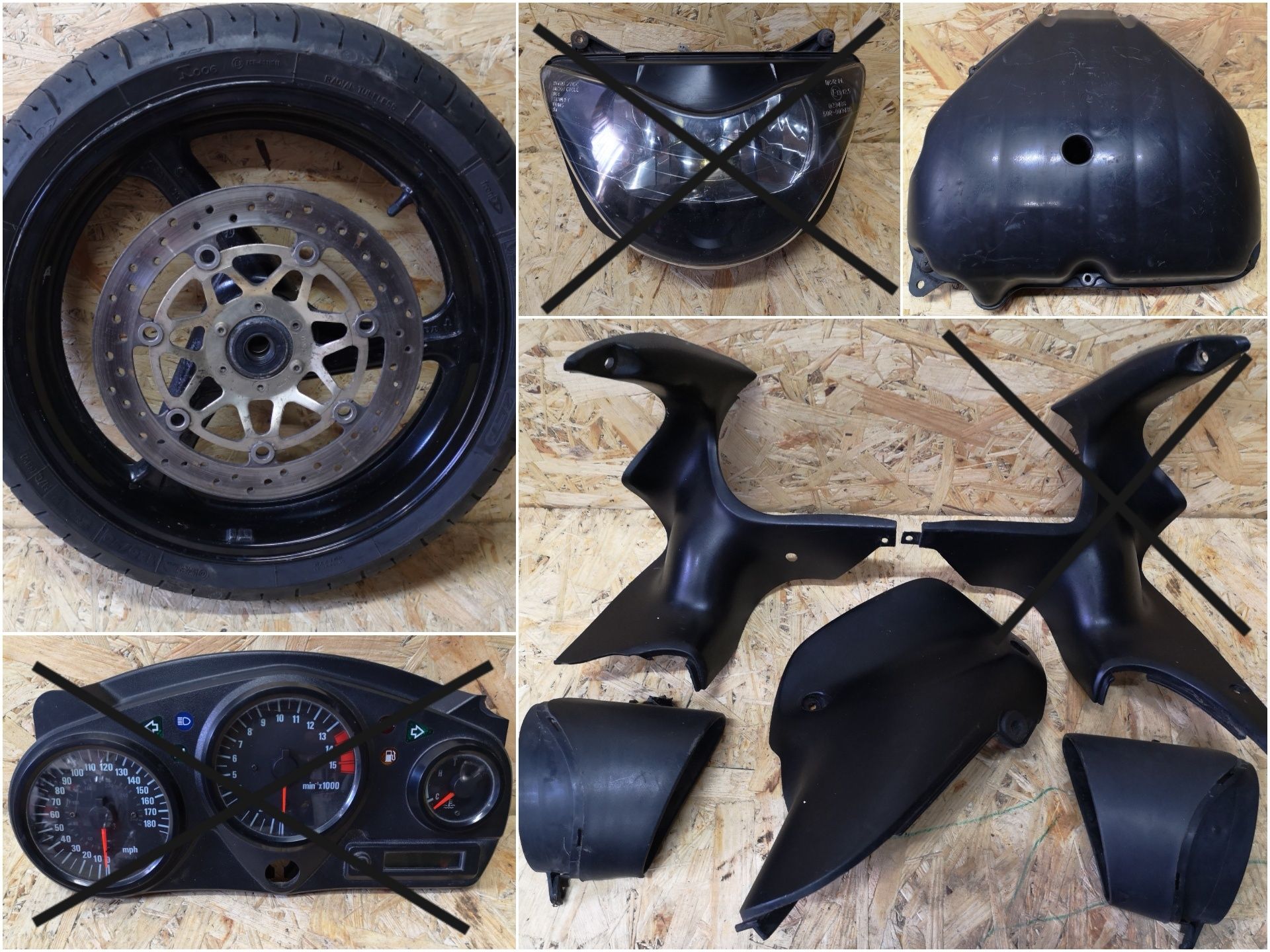 Запчасти Honda CBR 600F4. Двигатель,Аморт,Диск. Інше