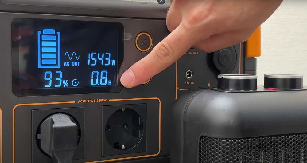 зарядна станція для дому Pecron LiFePo4 1800/1200Вт 9.4кг чистий синус