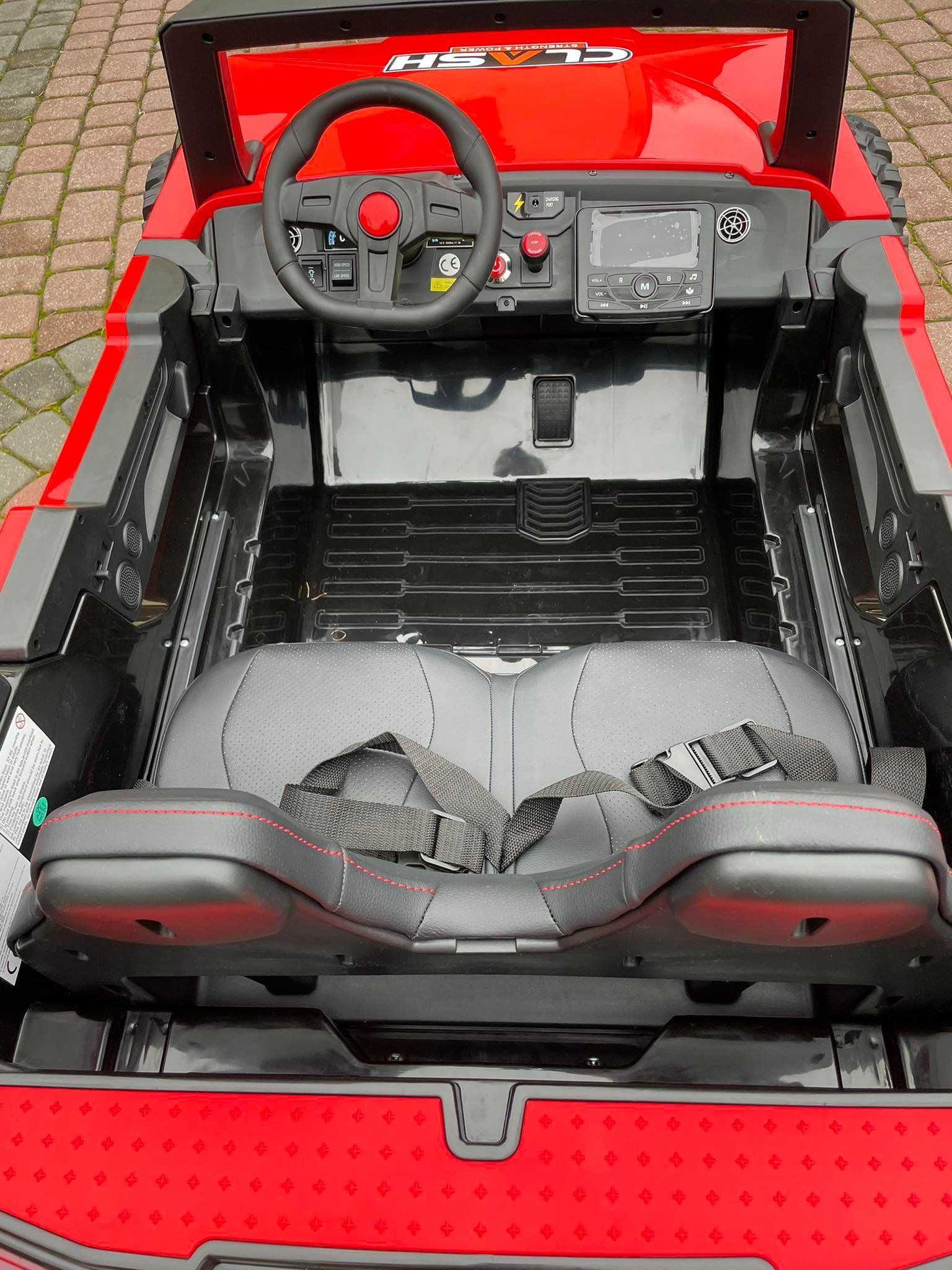 WIELKI samochód 4x4 na akumulator dla dzieci dwuosobowy 24V 60 kg Auto
