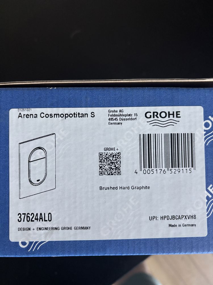 NOWY Przycisk WC Groche Arena Cosmopolitan S grafitowy