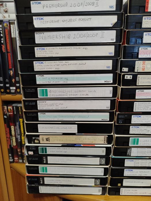 Nagrane kasety VHS Filmy piłka nożna oscary