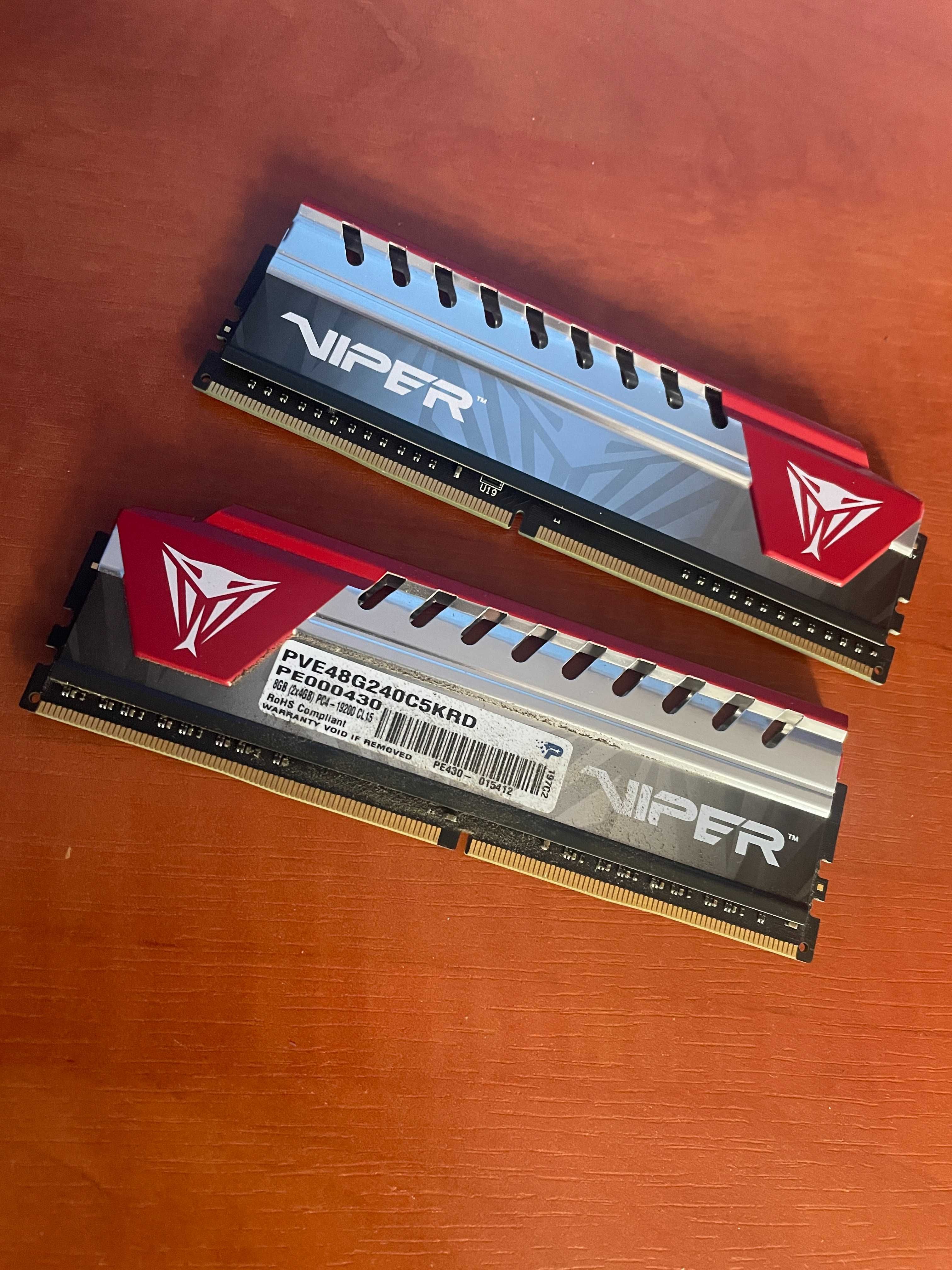 Ram Patriot Viper 8GB 2x4GB DDR4 2400MHz CL15