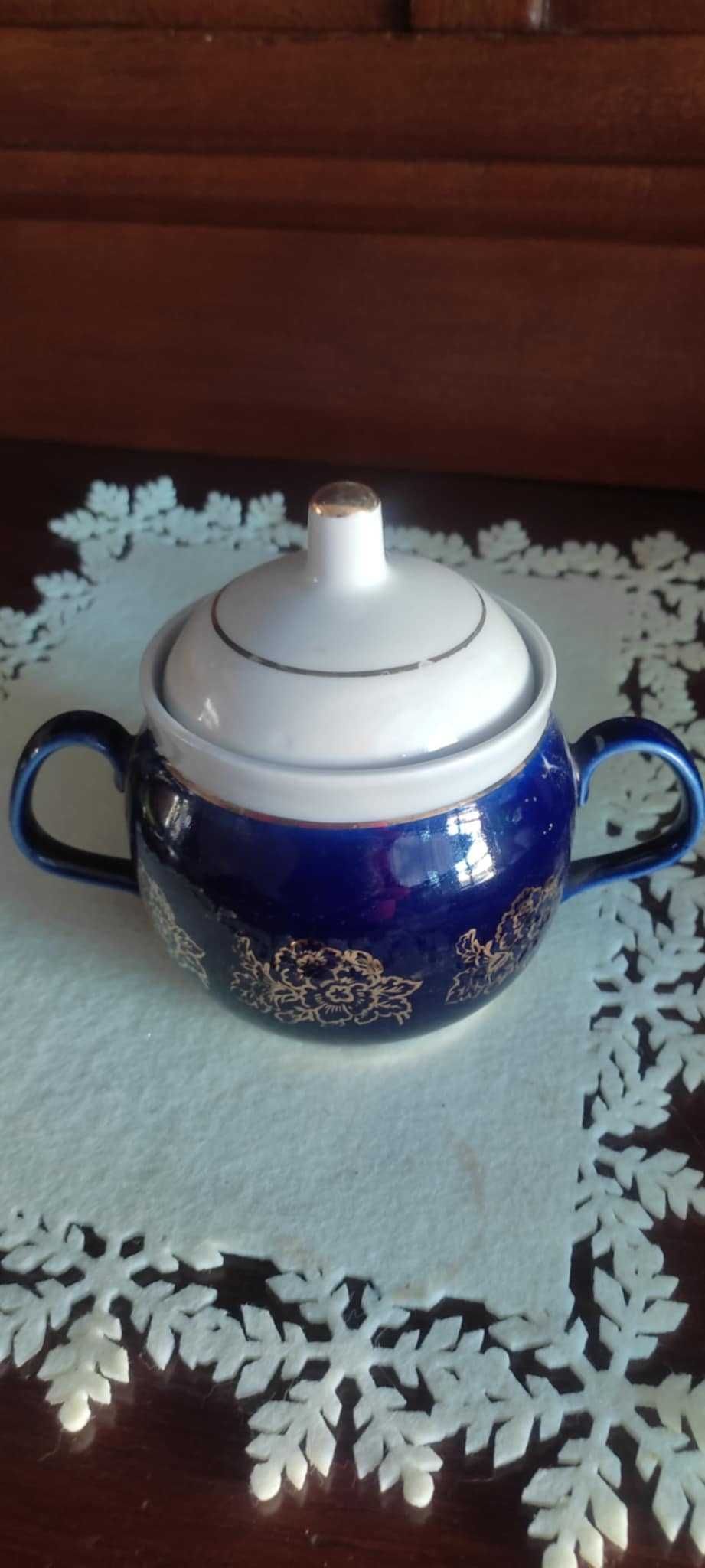 Zestaw Porcelana Serwis Kawowy Retro Zabytkowy Ukraina - Lata 80