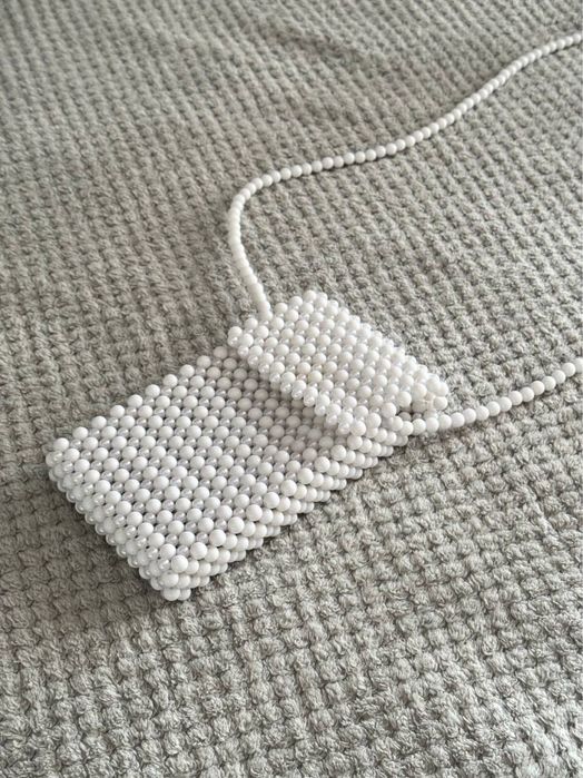 Stylowa torebka-etui na telefon z koralików Iphone 13/14/15/16 pro max