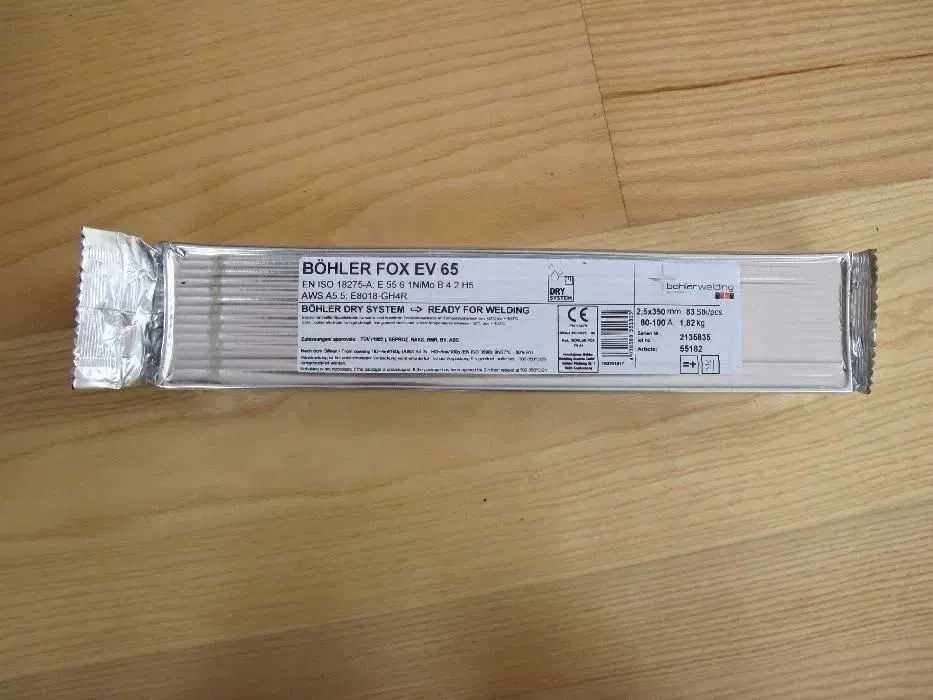NOWE Elektrody BÖHLER FOX EV65 2,5x350mm