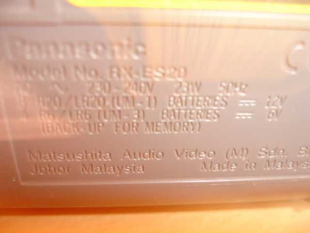 Radiomagnetofon PANASONIC RX-ES20