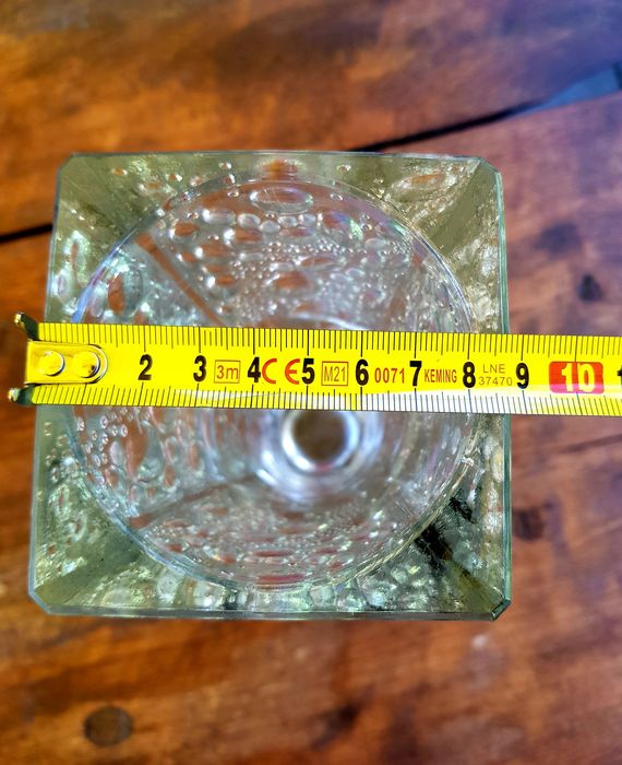 Wazon Krople Rosy,  Vintage PRL