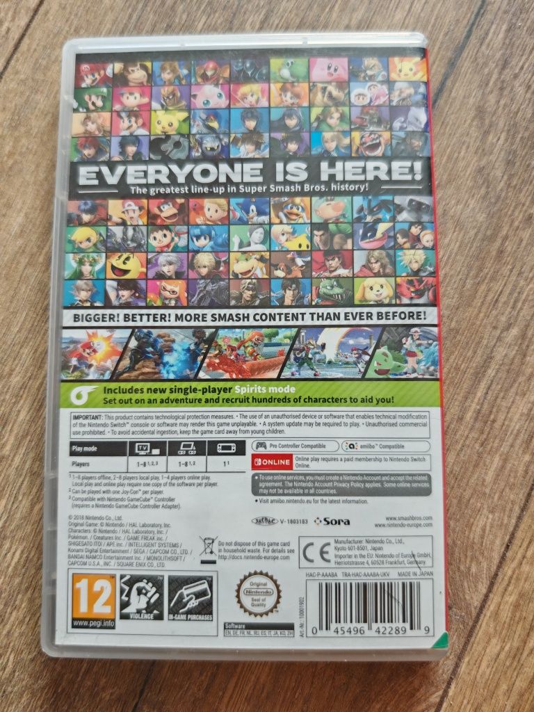 Super smash bros Nintendo Switch