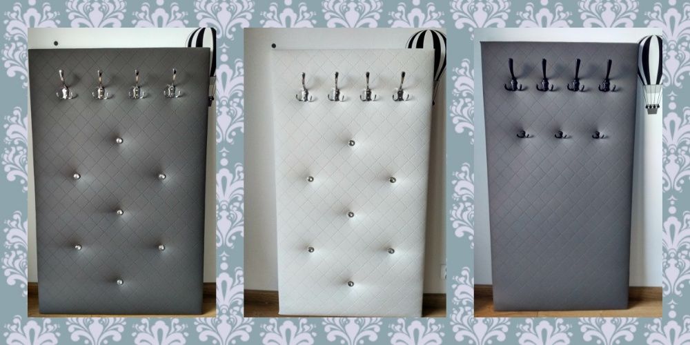 Wieszak tapicerowany Hit ekoskóra wybór kolorów