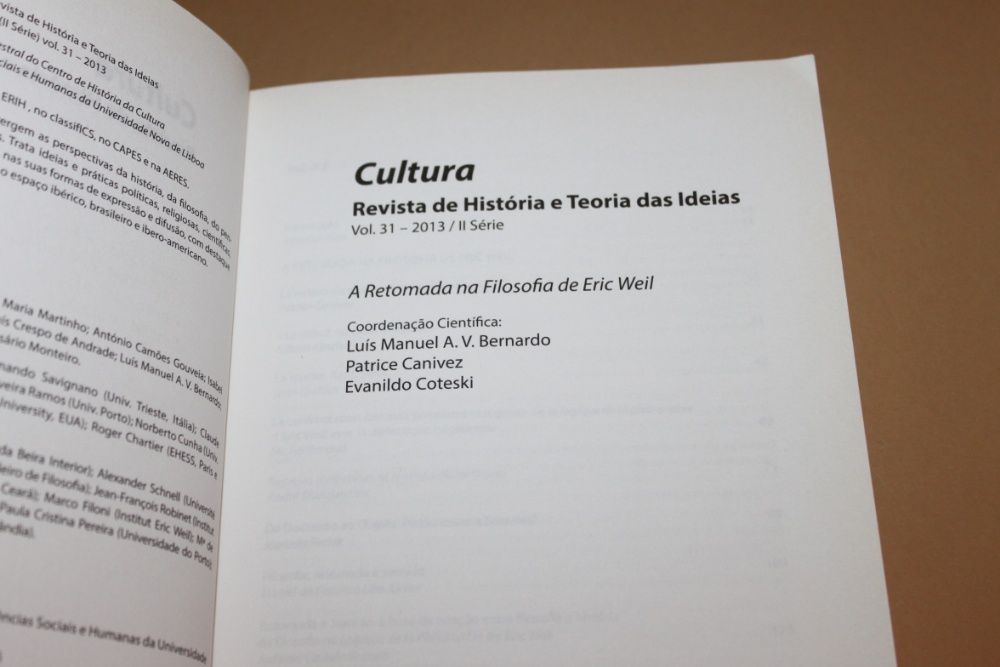 Cultura - Revista de História e Teoria das Ideias Vol. 31/2013