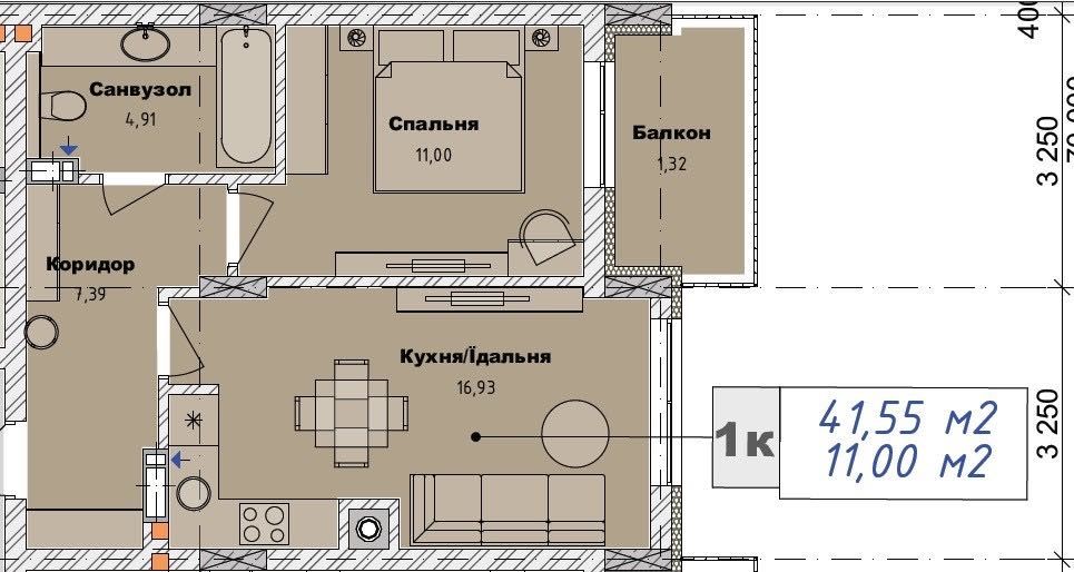 БЕЗ КОМІСІЇ.Продаж квартири 41м2, Art29. ЗДАЧА БУДИНКУ ЗА МІСЯЦЬ