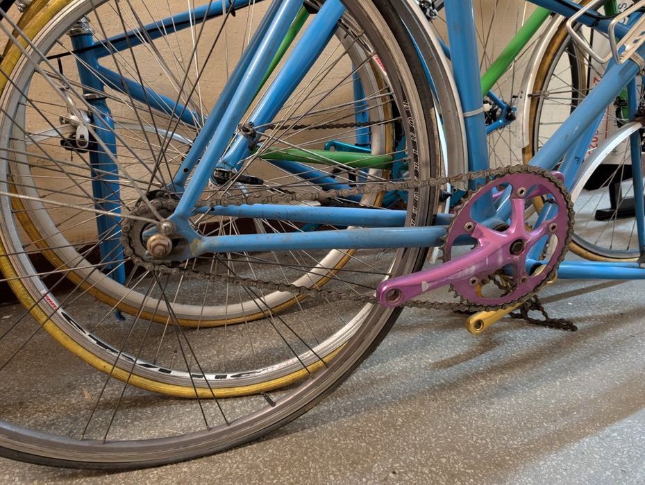 Stare rowery ostre koło