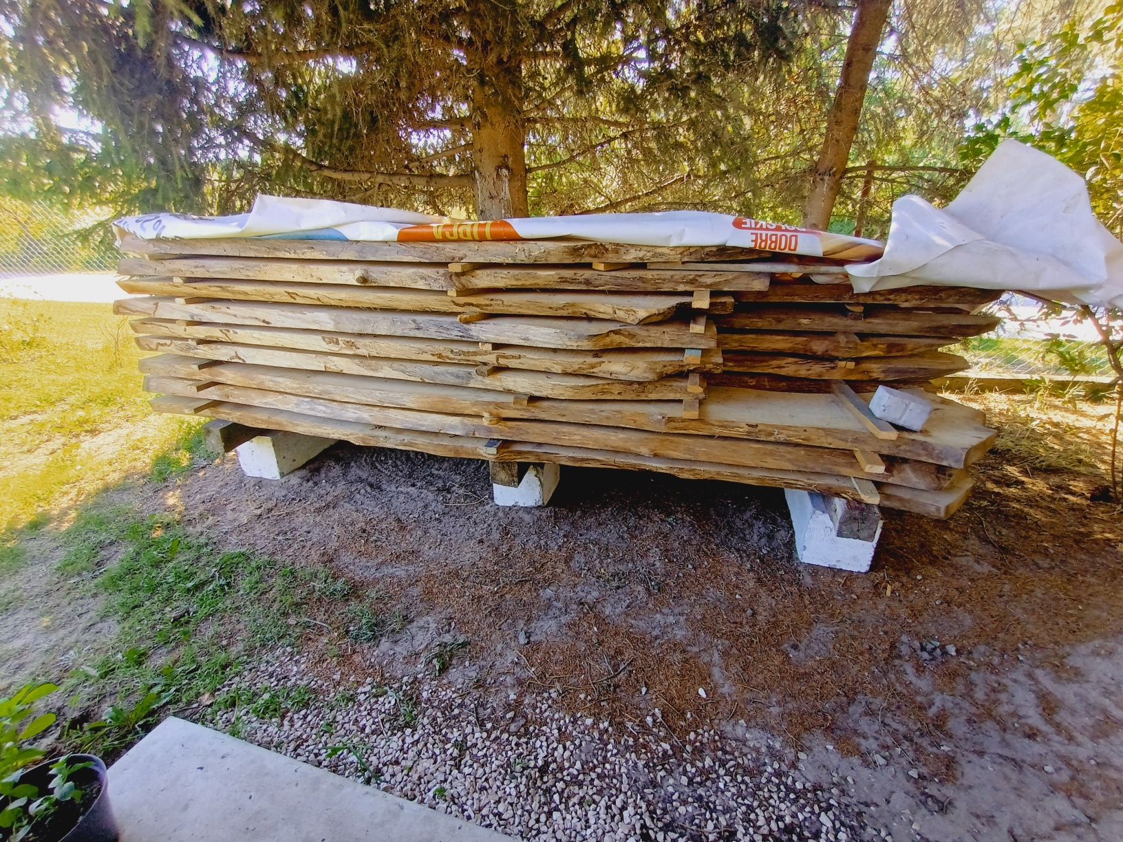 Tarcica dębowa,deski z oflisem dąb 60mm-3,5m dł. SUCHA sezonowana3LATA