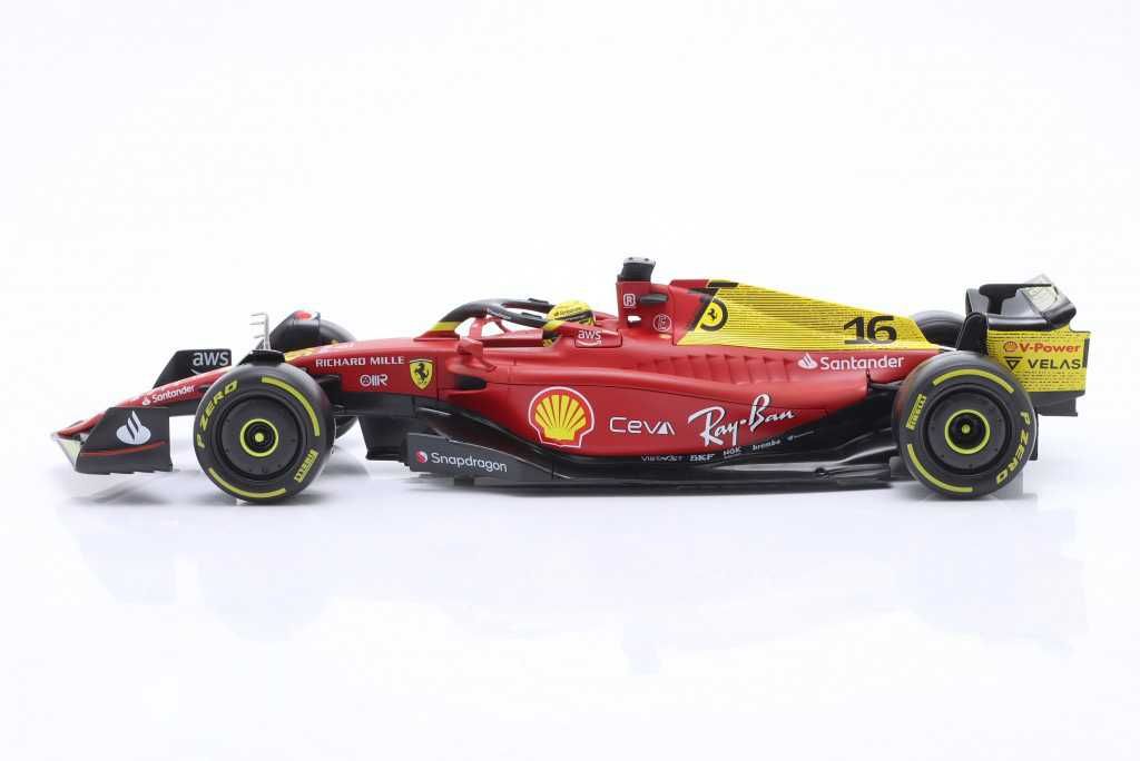 Model 1:18 Bburago Ferrari F1-75 #16 2nd Italian GP F1 2022 Ch.Leclerc