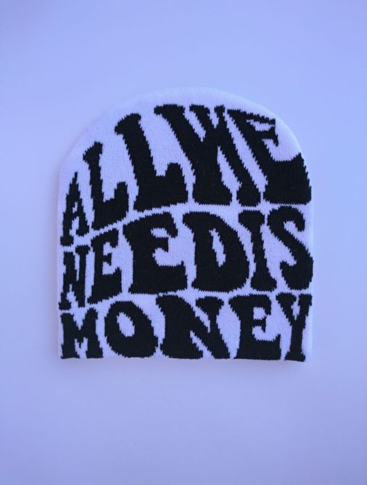 Шапка MEA CULPA / ALLWE NEEDIS MONEY / унісекс / sk8 / y2k