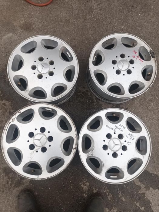 Felgi aluminiowe R15 ET36 Mercedes W201 190 Alusy Felgi W124 7jx15h2