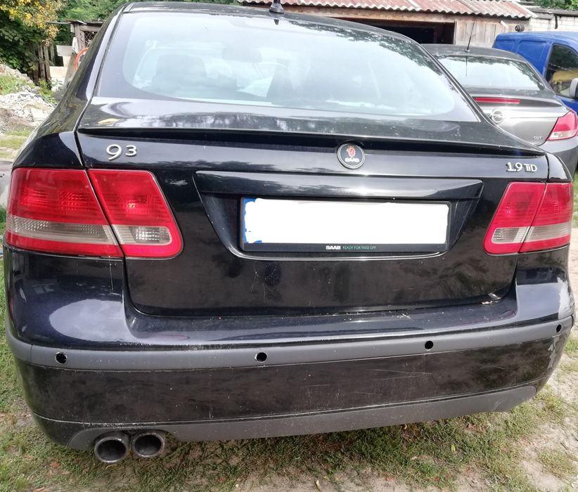 Saab 93 lift 1.9d 05r lampa tylna prawa wewnętrzna z klapy
