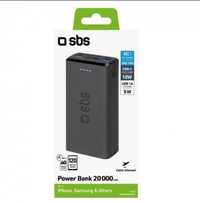 Повербанк Powerbank SBS 2USB+Type-C 10W 20000mAh Black