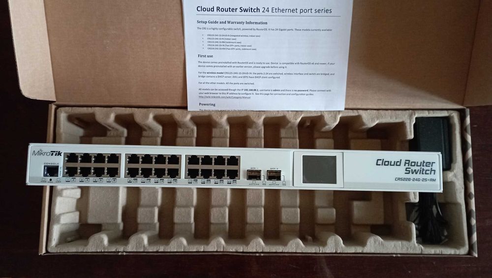 Комутатор MikroTik Cloud Router Switch CRS226