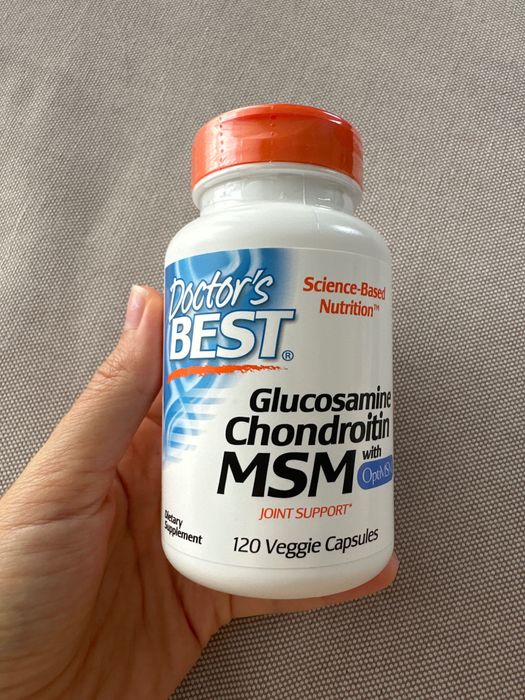 Doctor's Best, Glucosamine chondroitin msm with optimsm, 120 capsules