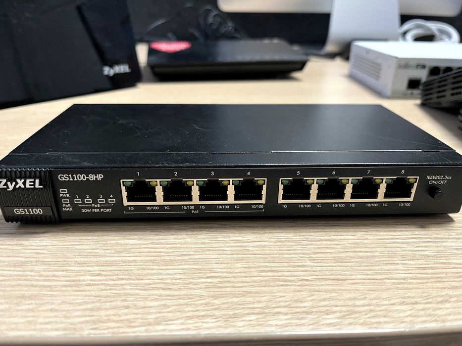 Zestaw switch, router Zyxel, Huawei, Asus Tplink, Mikrotik