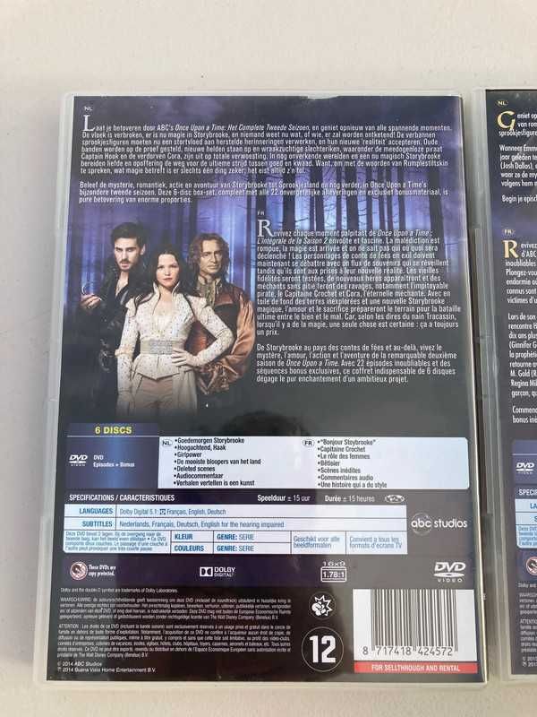 Dvd primeira e segunda temporada Once Upon a Time