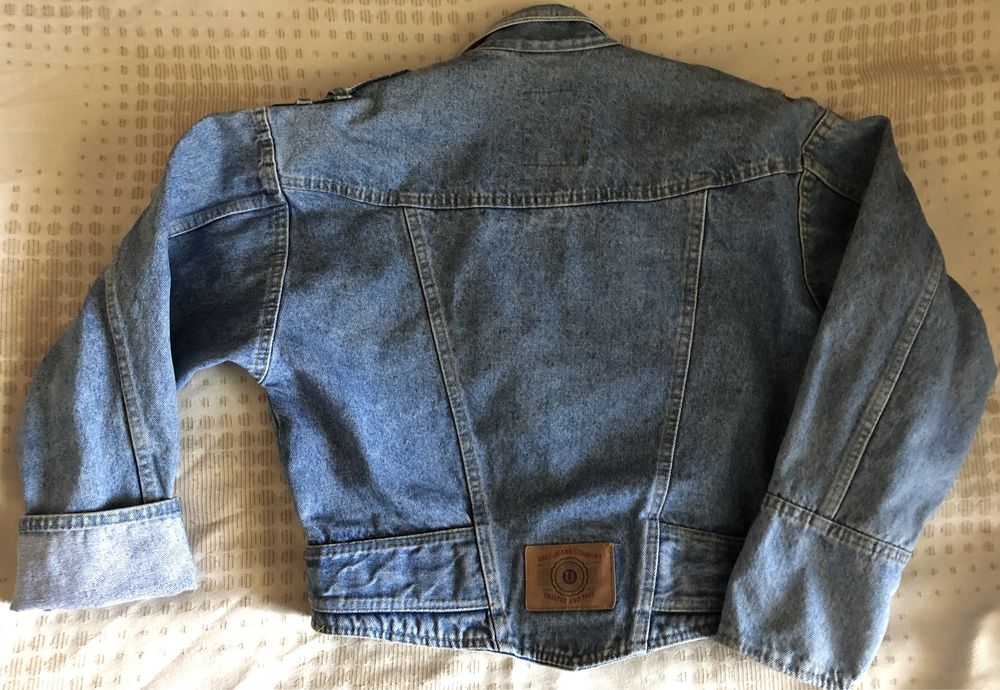 Куртка джинсовая USCI Jeans женская укороченная размер 32