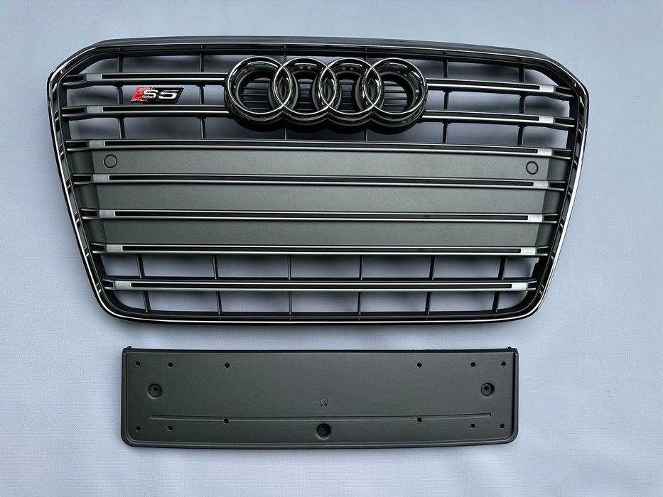 Решетка радиатора Audi A5 8T (12-16) тюнинг решітка стиль S5