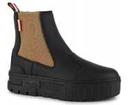 Damskie buty botki na platformie czarne Puma Mayze Chelsea - nowe!!!