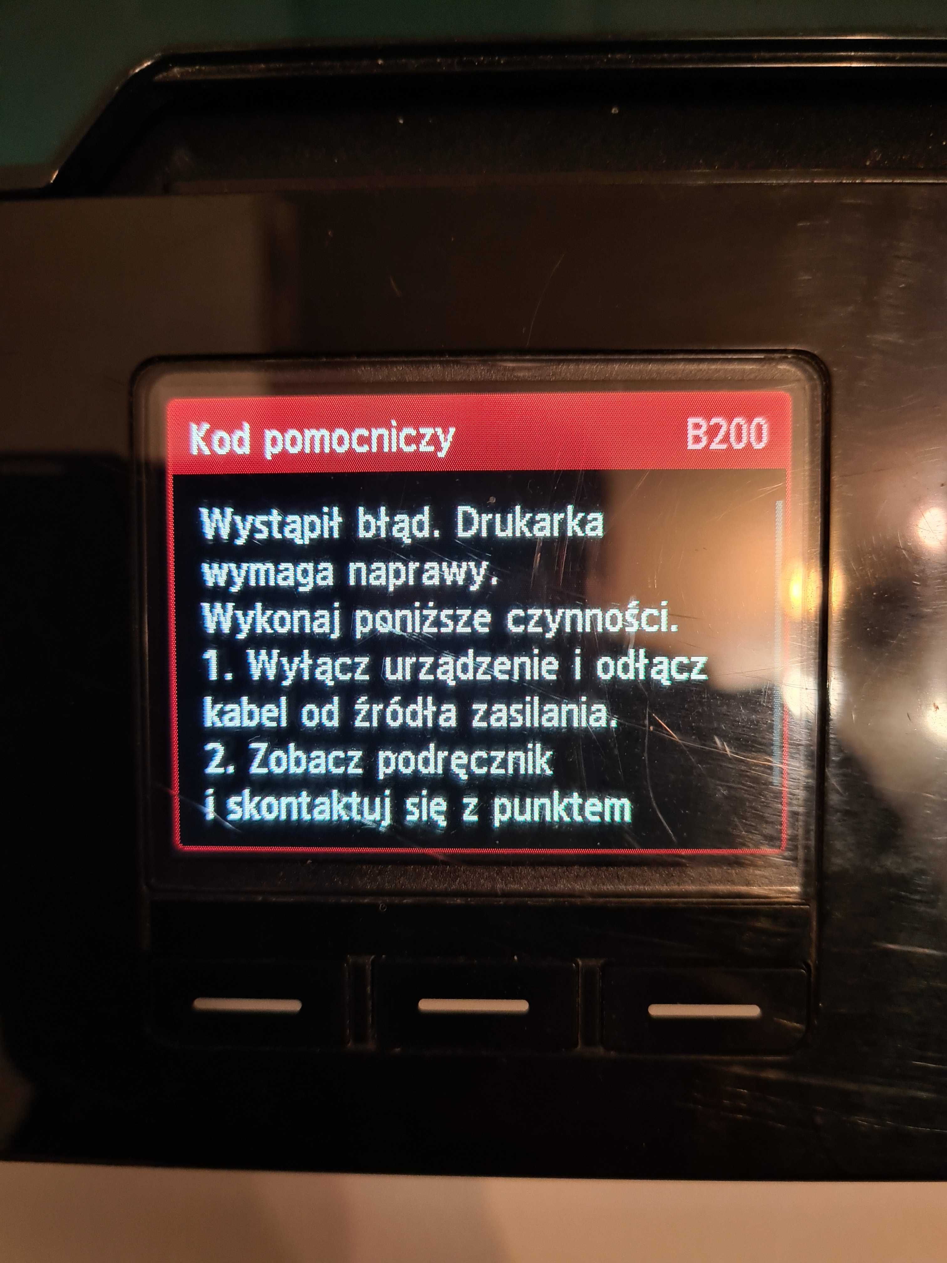 Canon Pixma MG5450S błąd B200