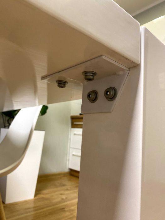 Stół jadalniany 180x90cm, 75cm wysokości biały