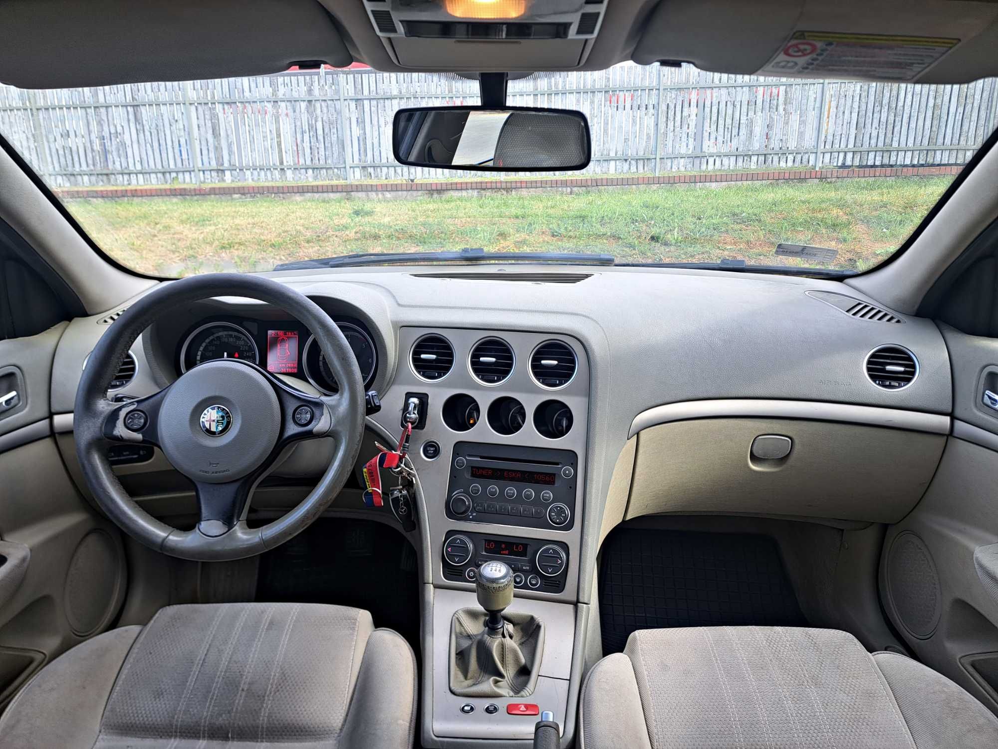 Alfa Romeo 159 1.9 150 KM JTDM KLIMATRONIC Felga 17" Jasne Wnętrze