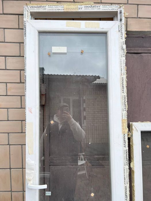 Балконний блок бу демонтований пластикові двері