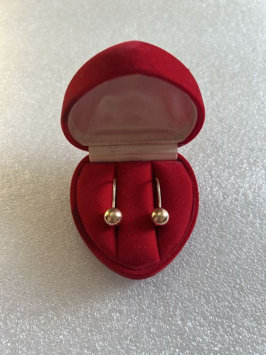 Советские золотые женские сережки