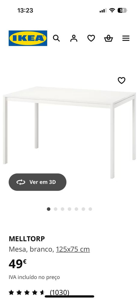 Mesa MELTORP 125*75