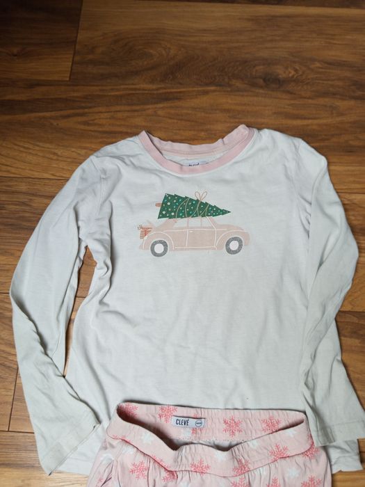 Piżama dziewczęca świąteczna 140/146