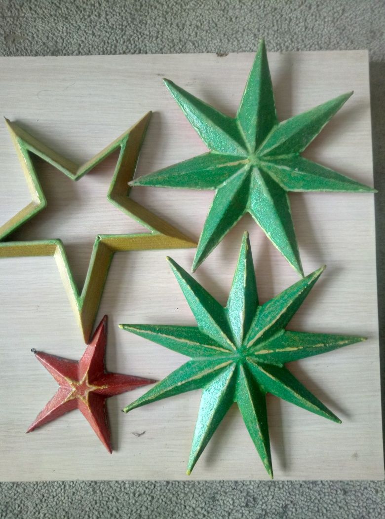 Звезда светящая. Новогодняя звезда. Декор. handmade.