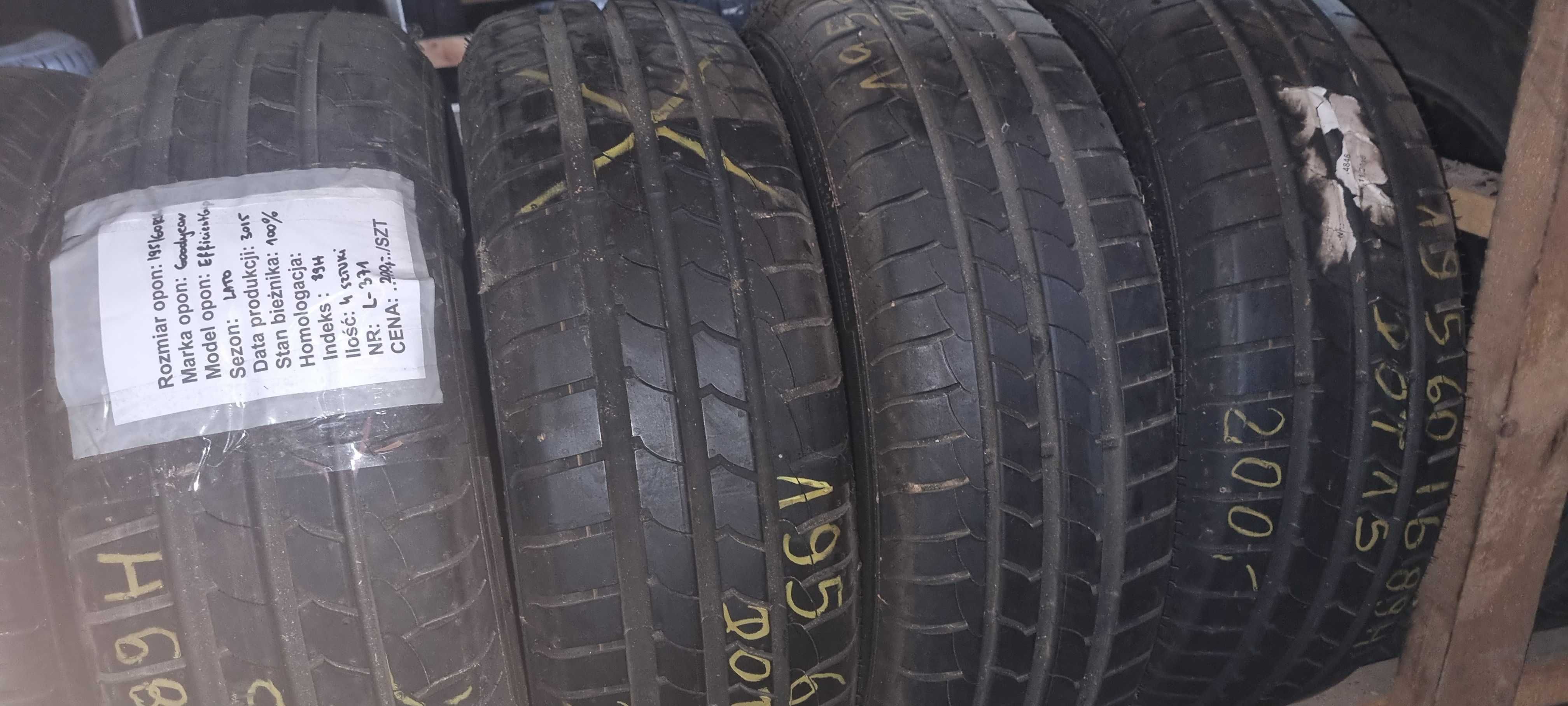 195/6R16 Goodyear Efficient  Grip Lato