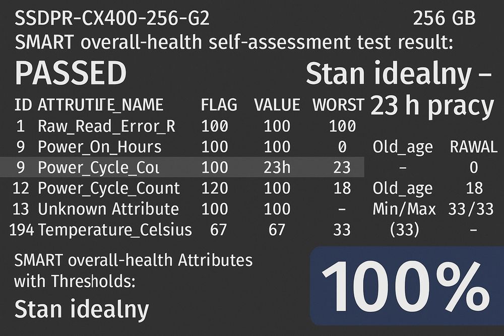 SSD GOODRAM CX400 256 GB Stan idealny 70 zł + wysyłka