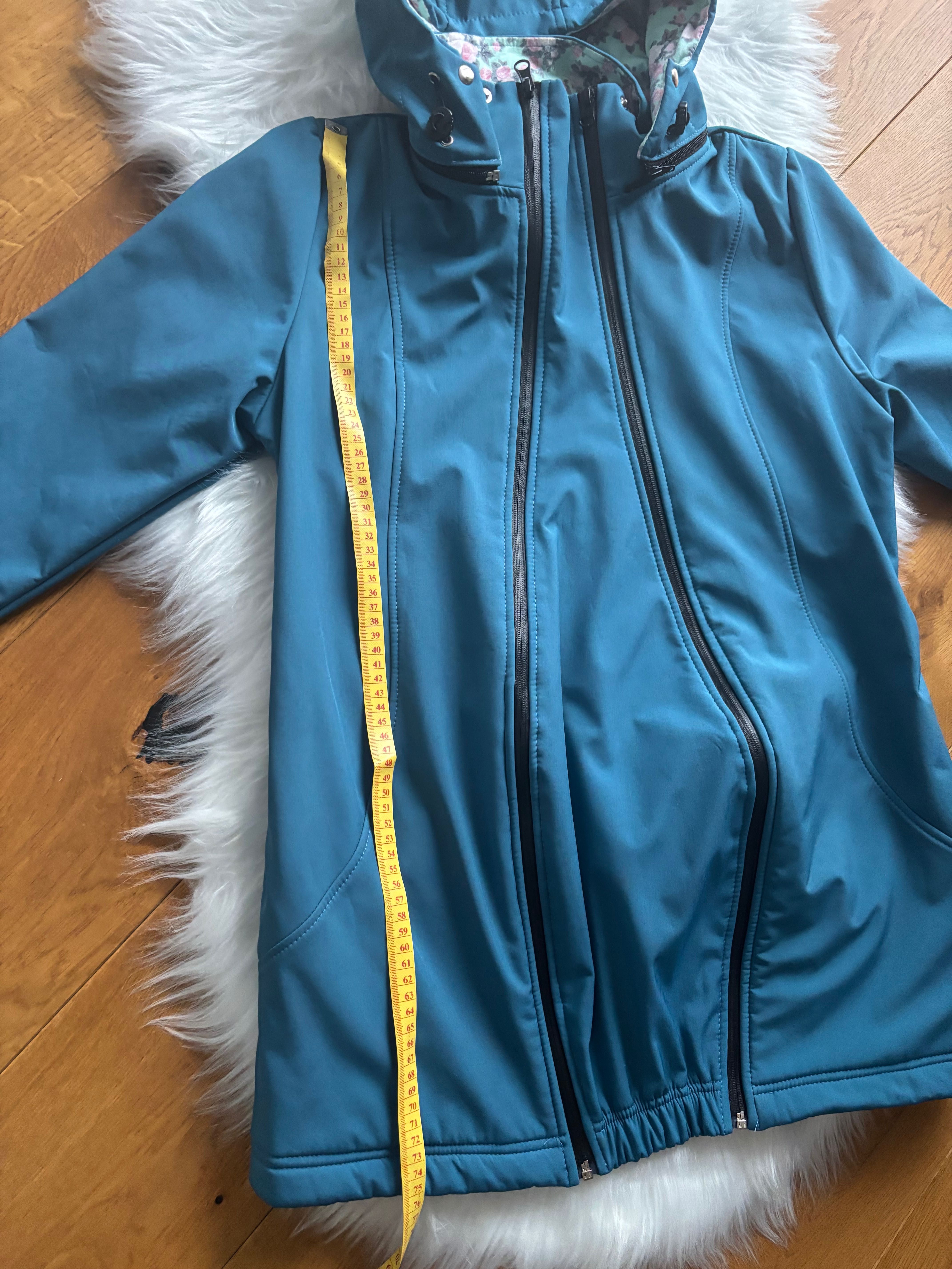 Kurtka softshell ciążowa do noszenia dziecka