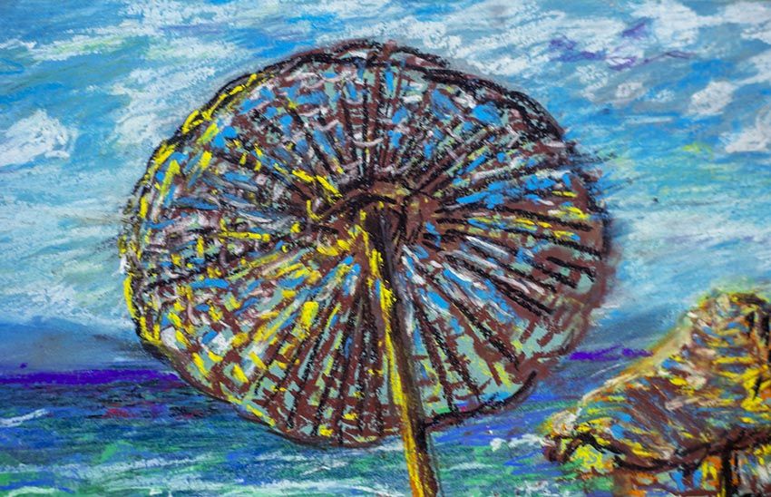 Пляж в Кушадасі, картини, краєвид, морський, інтер'єр.  40х50 см