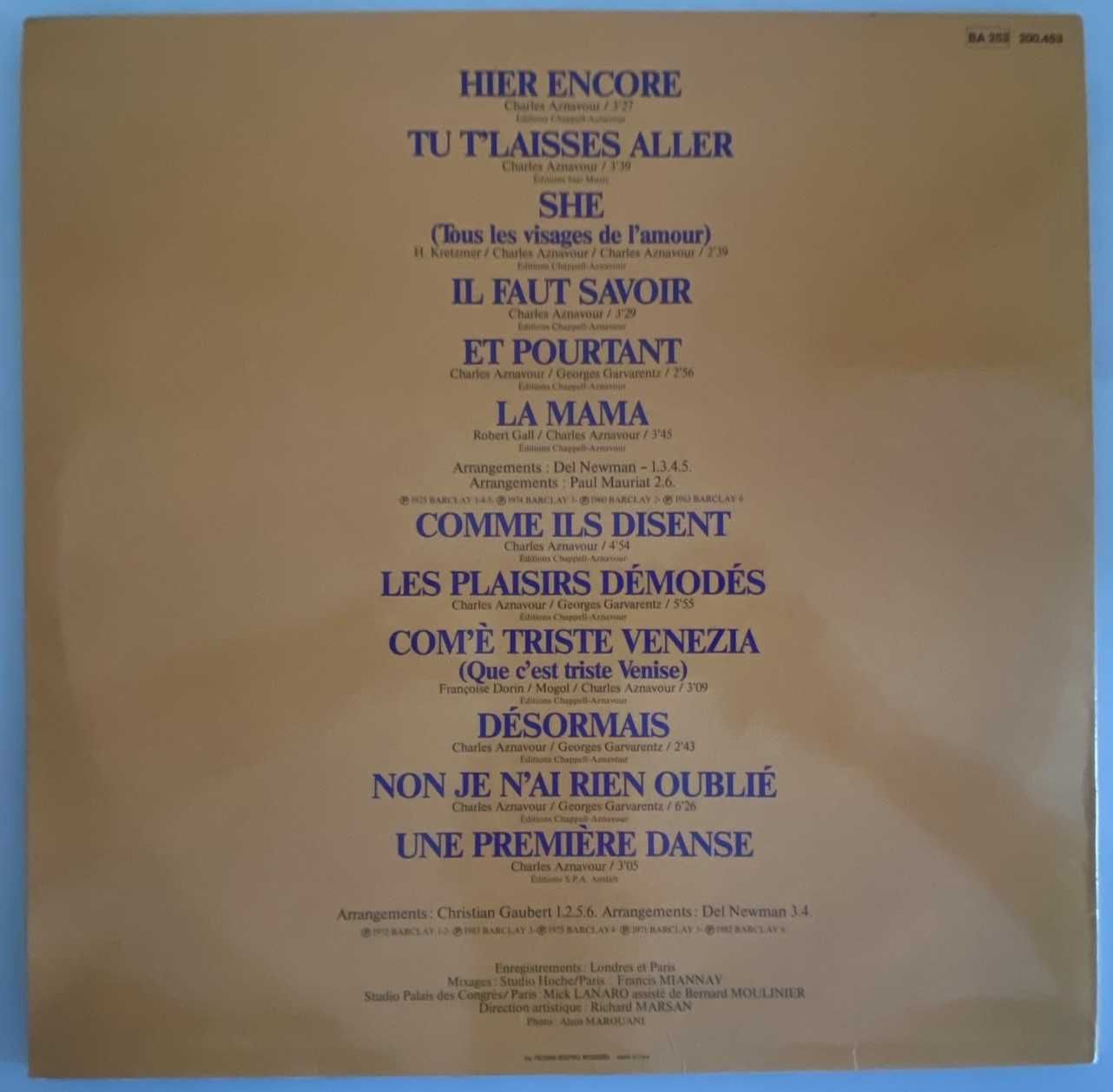 Aznavour – Amour… Toujours…