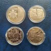 Монети Украиїни 2 и 5 гривень 6 шт.